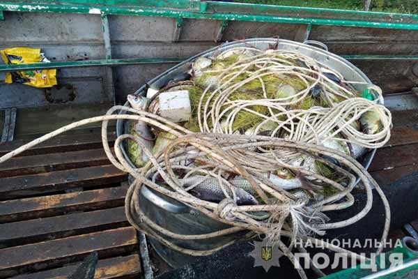 На Полтавщині браконьєр наловив риби майже на 100 тисяч гривень