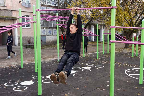 На Полтавщині встановили перші 13 майданчиків На Полтавщині встановили перші 13 майданчиків