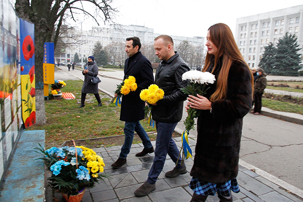 У Полтаві відзначили День Гідності і Свободи У Полтаві відзначили День Гідності і Свободи