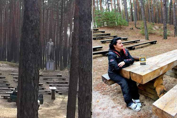 пам’ятник Лєніну на території лісового господарства