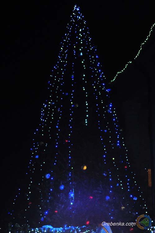 У Гребінці засяяла новорічна ялинка