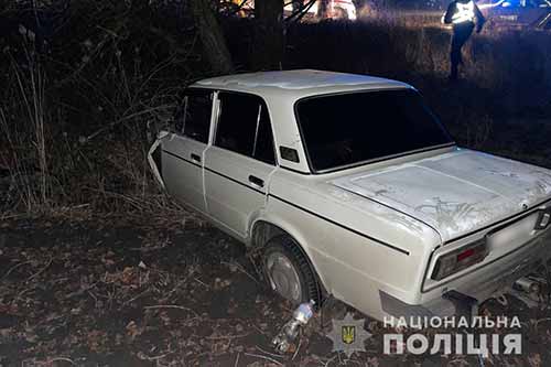  На Миргородщині 18-річний водій не впорався з керуванням та з'їхав у кювет: пасажирів госпіталізували 