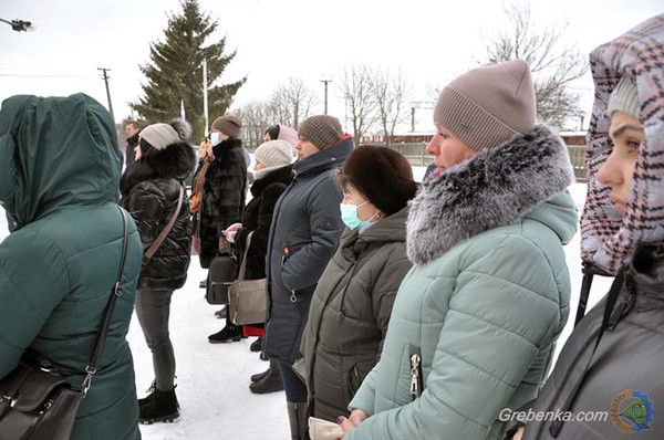 У Гребінці з нагоди Дня Соборності України відбулося покладання квітів