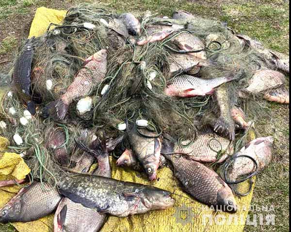 в заповідникуспіймали браконьєрів з уловом