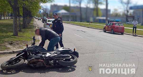 На Полтавщині трапилася ДТП з мотоциклом
