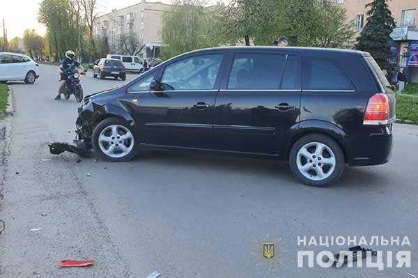  На Полтавщині в ДТП постраждав <b>неповнолітній</b> мотоцикліст 