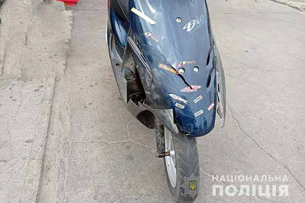 На Полтавщині нетверезий 16-річний водій скутера скоїв ДТП