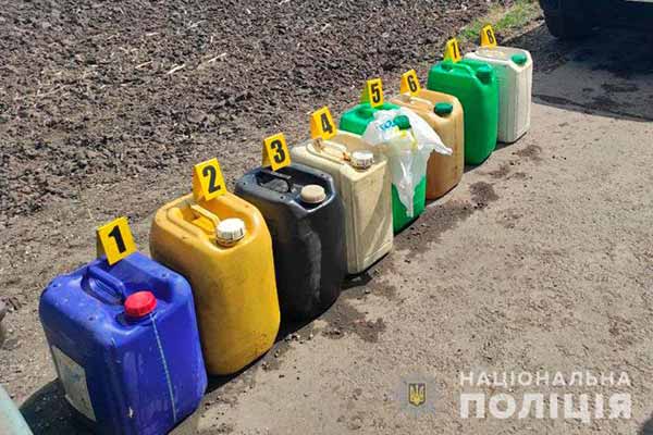 На Полтавщині викрили водія на крадіжці 160 літрів дизельного пального