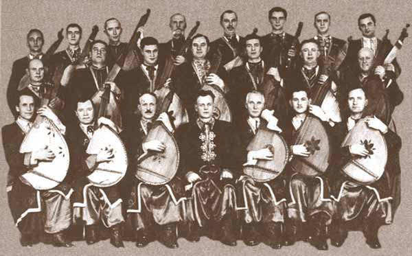 Капела бандуристів очолювана Китастим Детройт 1970