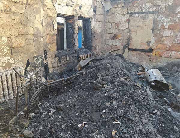 На Полтавщині під час пожежі загинуло літнє подружжя