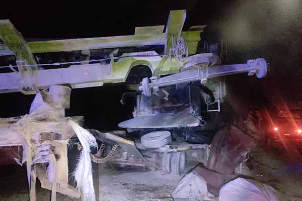 На Полтавщині у ДТП травмувався водій вантажівки