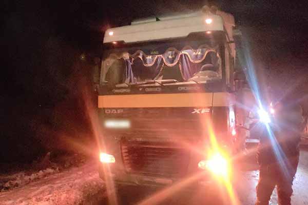 На Полтавщині у ДТП травмувався водій вантажівки (ФОТО)