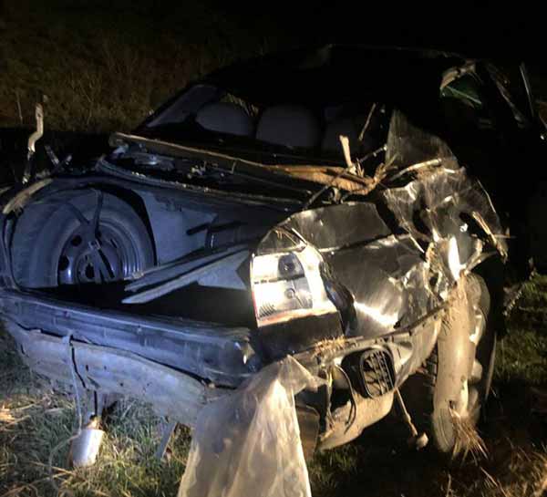 На Полтавщині Opel на швидкості з'їхав у кювет і перекинувся ДТП, в якій травмовано водія автомобіля