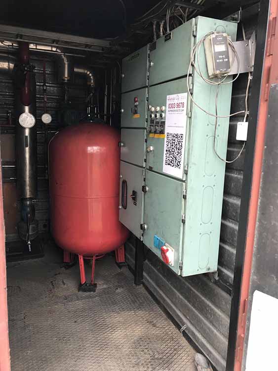 Лубни отримали пересувну котельню з Фінляндії