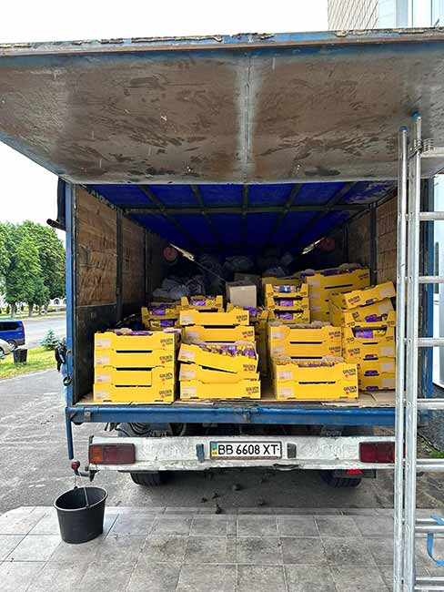 вантаж гумдопомоги для Херсонщини