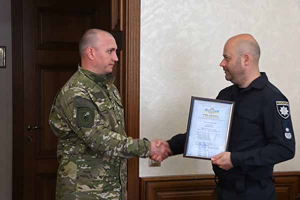 Привітання працівників вибухотехнічної служби з річницею Привітання працівників вибухотехнічної служби з річницею