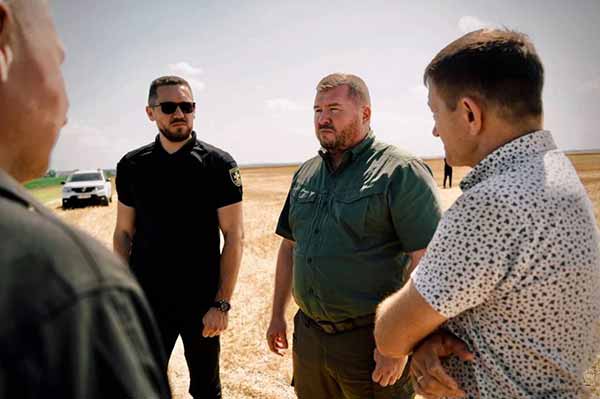 Збір зернових на Полтавщині