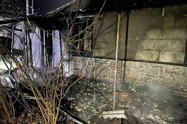 загибель людини під час пожежі у житловому будинку