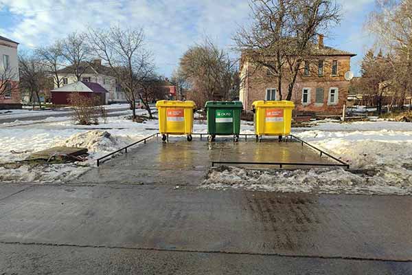 майданчики для роздільного збору сміття