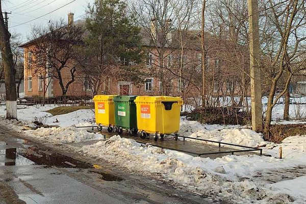 майданчики для роздільного збору сміття