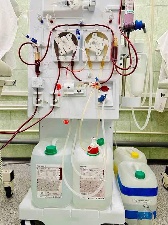 обласна лікарня встановила вісім нових апаратів для гемодіалізу