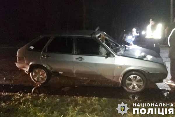 ДТП по вулиці Чернишевського в місті Гребінка