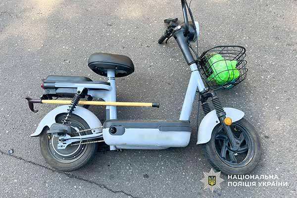 На Полтавщині в ДТП постраждав водій електровелосипеда