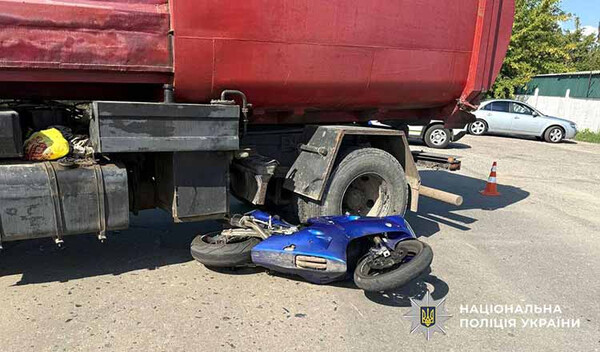 ДТП, в якій травмувався водій мотоцикла