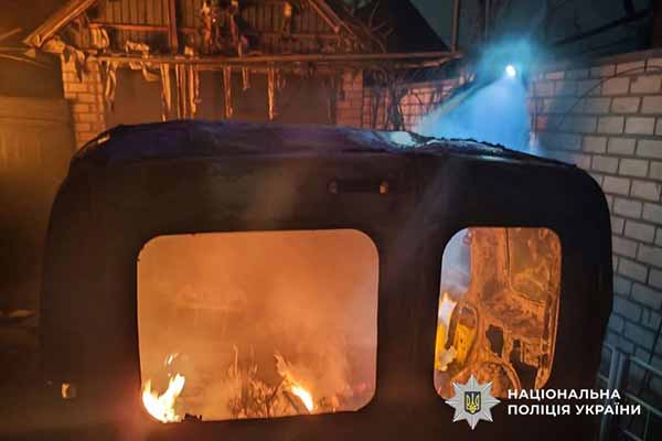 На Полтавщині чоловік підпалював автомобілі