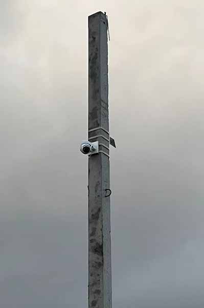 камера відеоспостереження на місцях утворення стихійних сміттєзвалищ