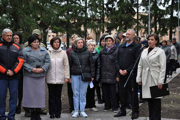 У Гребінці відкрили Меморіал «Пам’яті та Нескорених»