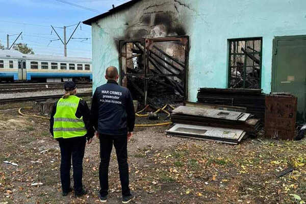 Нічна атака по локомотивному депо у Полтаві Нічна атака по локомотивному депо у Полтаві