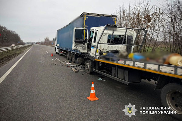 На Лубенщині в ДТП постраждав водій вантажівки