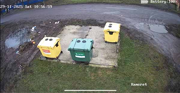 відеоспостереження на майданчиках для роздільного збору сміття