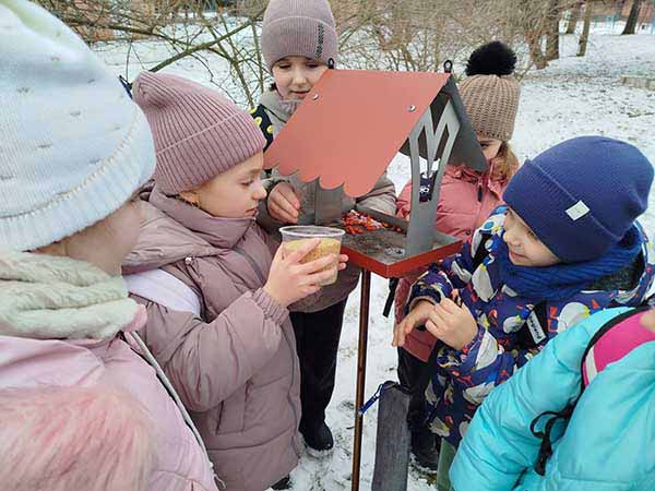 На Лубенщині діти долучились до зимової акції з обліку птахів