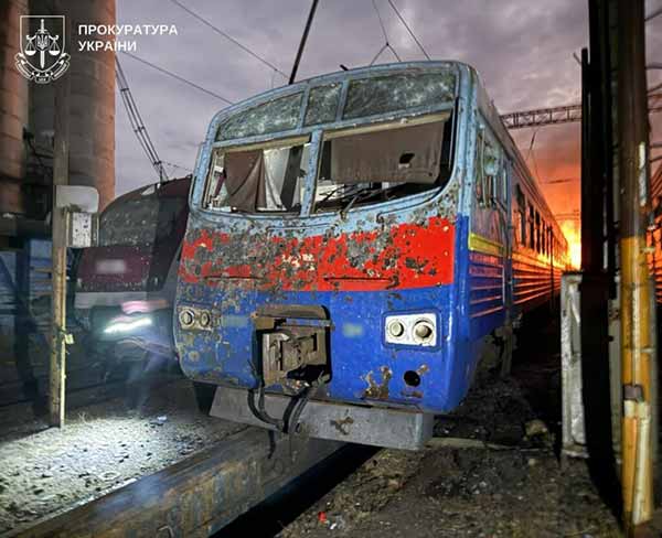 Наслідки дронового обстрілу Полтавського району