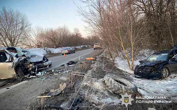 На Полтавщині внаслідок ДТП травмувалося п'ятеро осіб