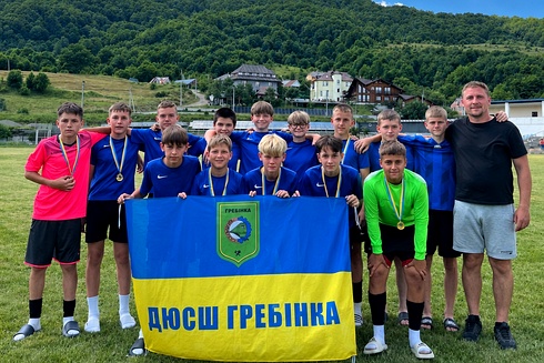 Юні футболісти з Гребінки стали срібними призера...