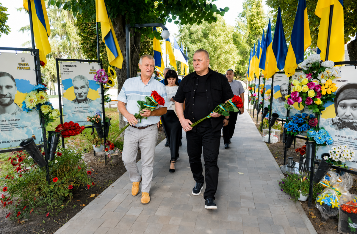 Віталій Дяківнич відвідав Гребінку: лікарня, укриття, спорт, ЦНАП та зустріч із жителями громади