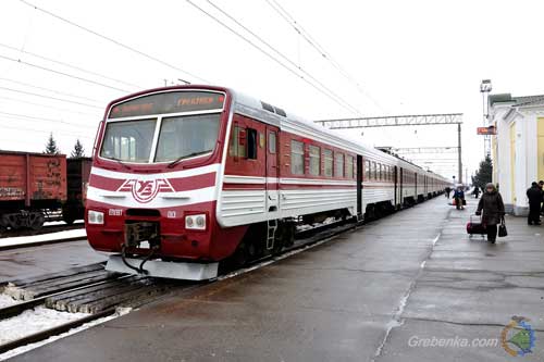  На напрямку прискореного руху пасажирських поїздів <b>Київ</b> – Гребінка оздоровлено 82,7 км колії 