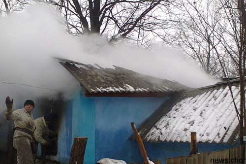 На Гребінківщині через піч ледь не згоріла літня кухня