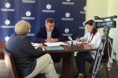  Начальник Гребінківського відділу поліції провів прес - конференцію 