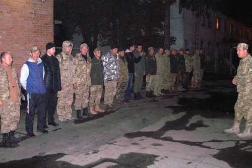  Учасники АТО Гребінківщини повернулися додому після зборів оперативного резерву 