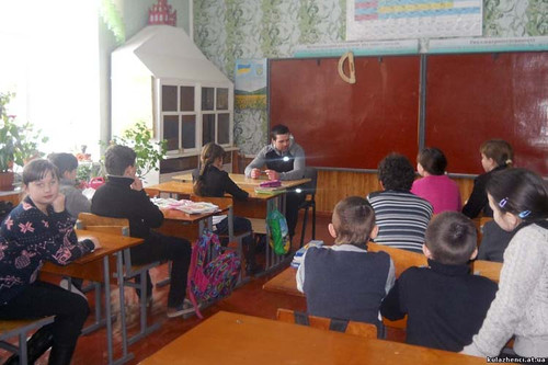 Воїн АТО завітав у рідну школу на Гребінківщині