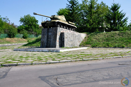 У Гребінці невідомі покрали біля пам'ятника нещодавно посаджені туї