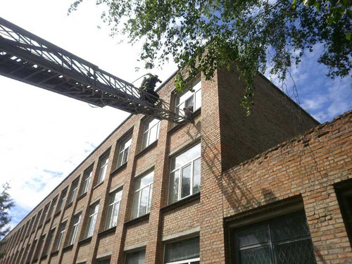 Пирятинські рятувальники ліквідували умовну пожежу в загальноосвітній