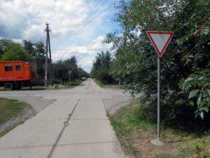 У Гребінці на вулицях з'явилися нові дорожні знаки