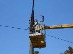 Встановлення енергозберігаючих світлодіодних ламп по пров. Пирятинськк