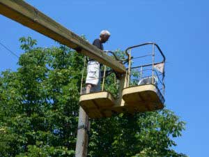 Встановлення енергозберігаючих світлодіодних ламп по пров. Пирятинськк