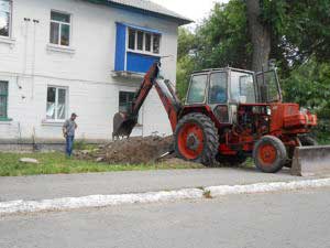 Ремонт водогону житлового будинку, прорив холодної води – (пров. Спорт